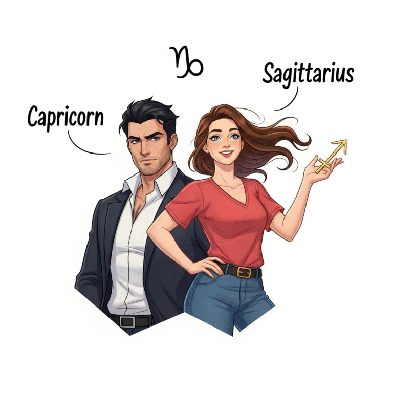 Capricorn Man, Sagittarius Woman