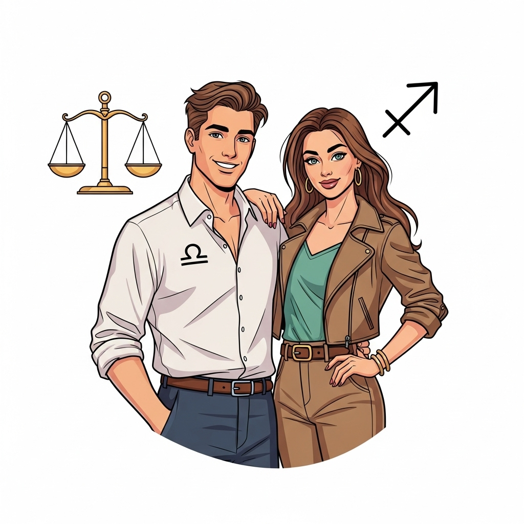 Libra Man, Sag Woman
