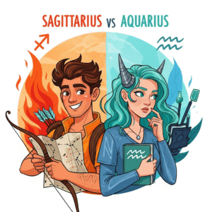 Sagittarius Man, Aquarius Woman
