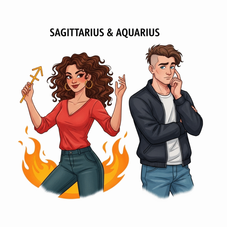 Sagittarius Woman, Aquarius Man
